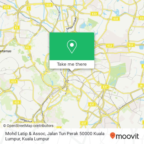 Mohd Latip & Assoc, Jalan Tun Perak 50000 Kuala Lumpur map