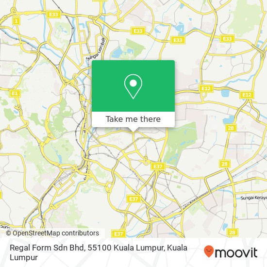 Regal Form Sdn Bhd, 55100 Kuala Lumpur map