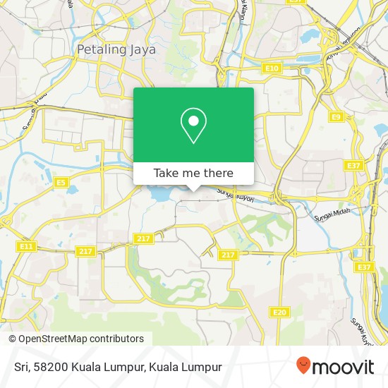 Sri, 58200 Kuala Lumpur map