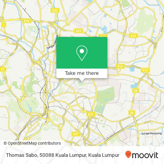 Thomas Sabo, 50088 Kuala Lumpur map