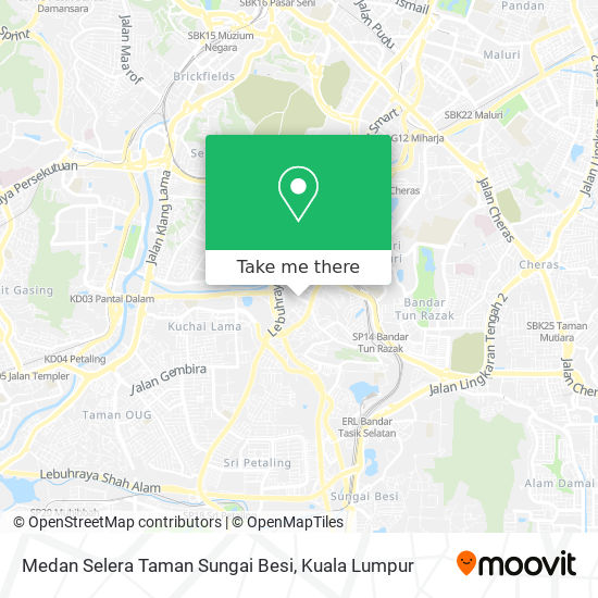 Medan Selera Taman Sungai Besi map