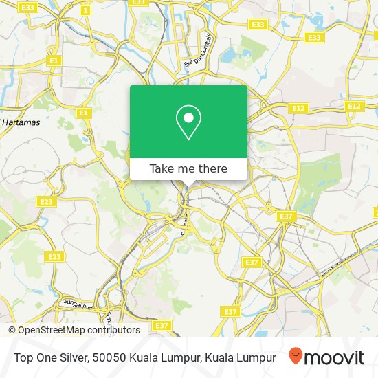 Peta Top One Silver, 50050 Kuala Lumpur