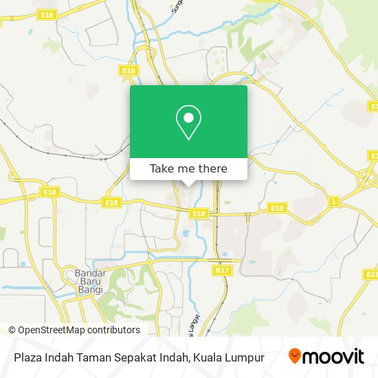 Plaza Indah Taman Sepakat Indah map