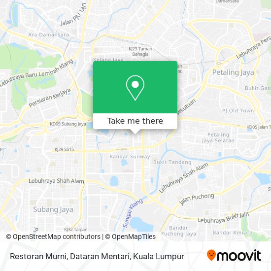 Restoran Murni, Dataran Mentari map