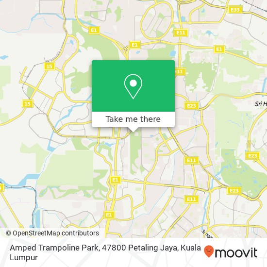 Amped Trampoline Park, 47800 Petaling Jaya map