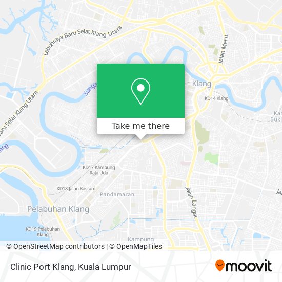 Clinic Port Klang map