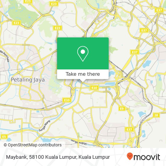 Maybank, 58100 Kuala Lumpur map