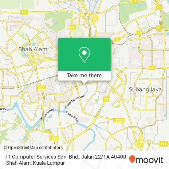 Peta IT Computer Services Sdn. Bhd., Jalan 22 / 1A 40400 Shah Alam