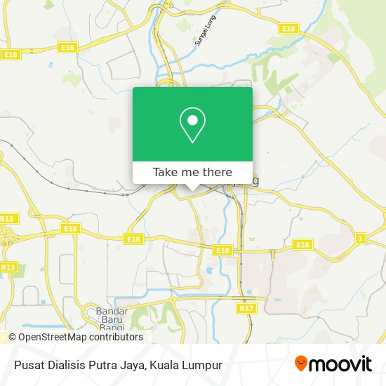 Pusat Dialisis Putra Jaya map