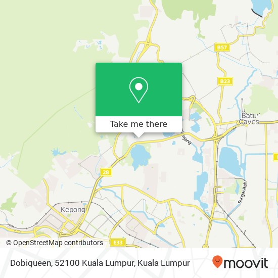 Dobiqueen, 52100 Kuala Lumpur map