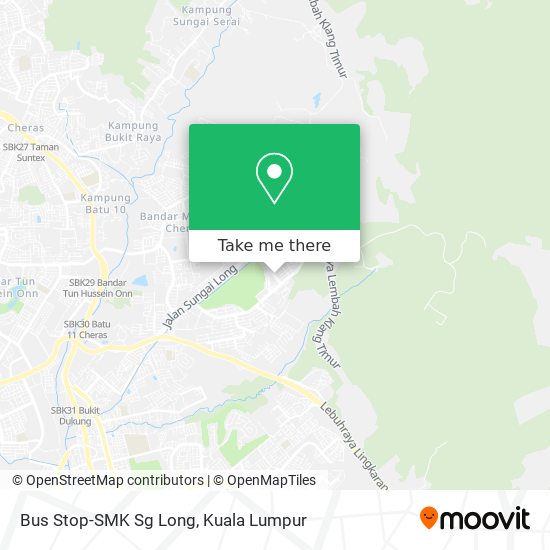 Peta Bus Stop-SMK Sg Long