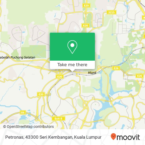 Petronas, 43300 Seri Kembangan map