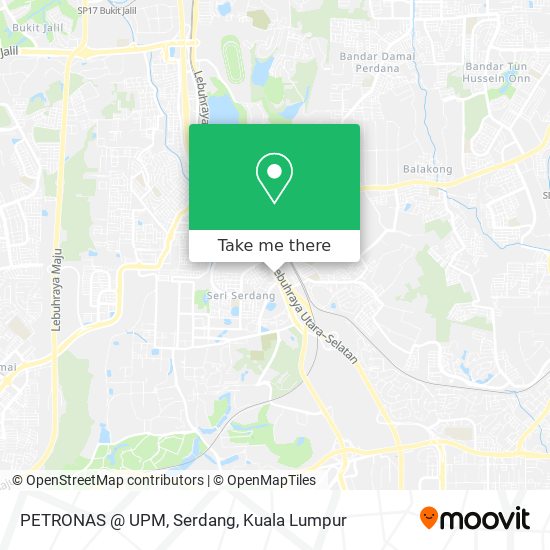 Peta PETRONAS @ UPM, Serdang