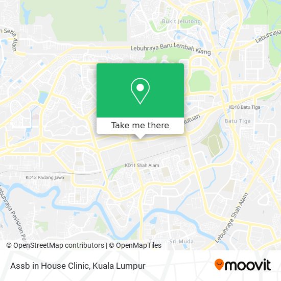 Assb in House Clinic map