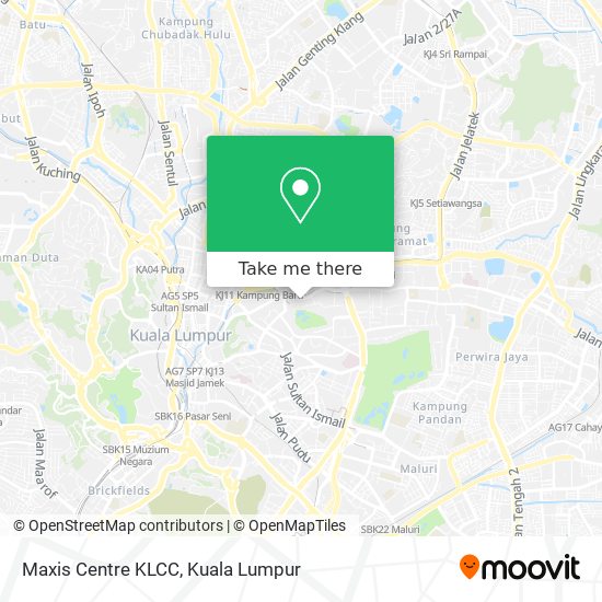 Maxis Centre KLCC map