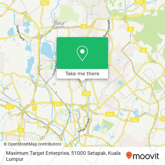 Peta Maximum Target Enterprise, 51000 Setapak