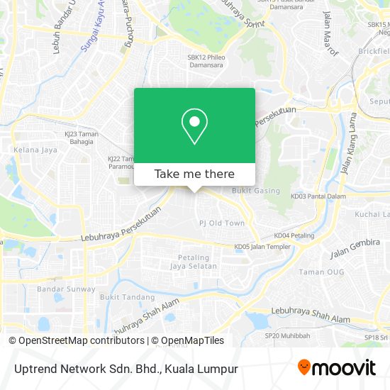 Uptrend Network Sdn. Bhd. map