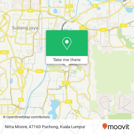 Nitta Moore, 47160 Puchong map