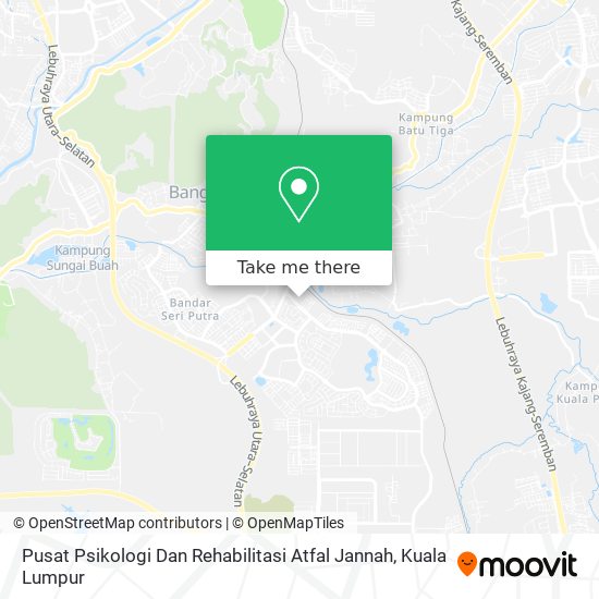 Pusat Psikologi Dan Rehabilitasi Atfal Jannah map