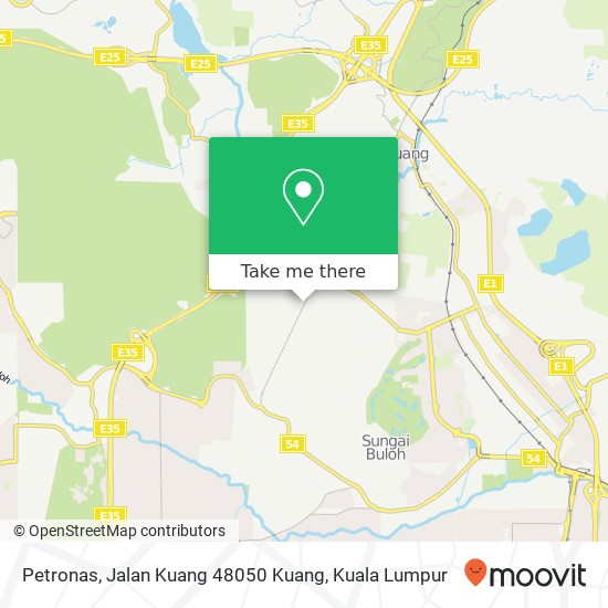 Petronas, Jalan Kuang 48050 Kuang map