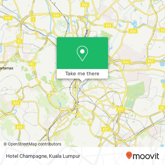 Hotel Champagne map