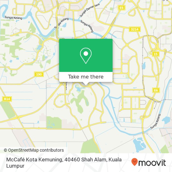 McCafé Kota Kemuning, 40460 Shah Alam map