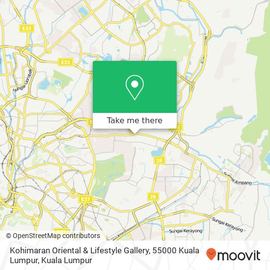 Kohimaran Oriental & Lifestyle Gallery, 55000 Kuala Lumpur map