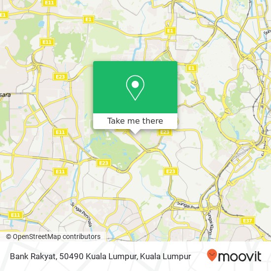 Peta Bank Rakyat, 50490 Kuala Lumpur