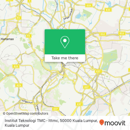 Peta Institut Teknologi TMC - Ittmc, 50000 Kuala Lumpur