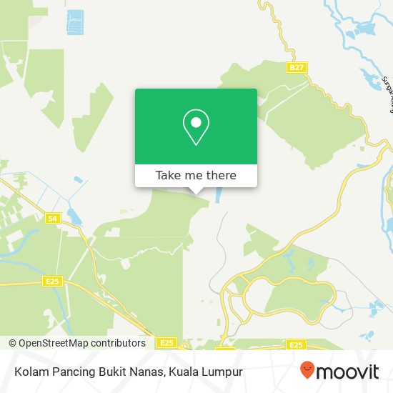 Kolam Pancing Bukit Nanas map