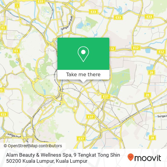 Peta Alam Beauty & Wellness Spa, 9 Tengkat Tong Shin 50200 Kuala Lumpur