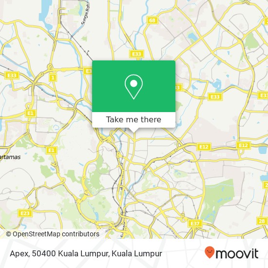 Apex, 50400 Kuala Lumpur map