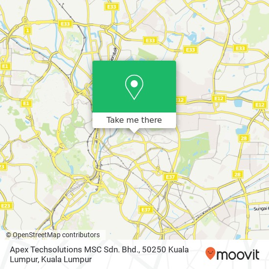 Apex Techsolutions MSC Sdn. Bhd., 50250 Kuala Lumpur map