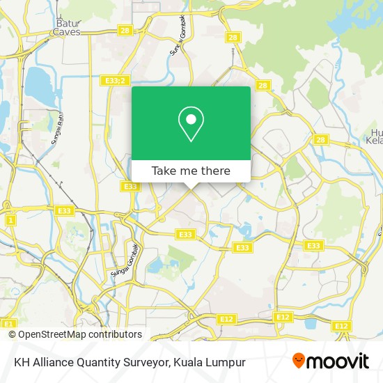 KH Alliance Quantity Surveyor map