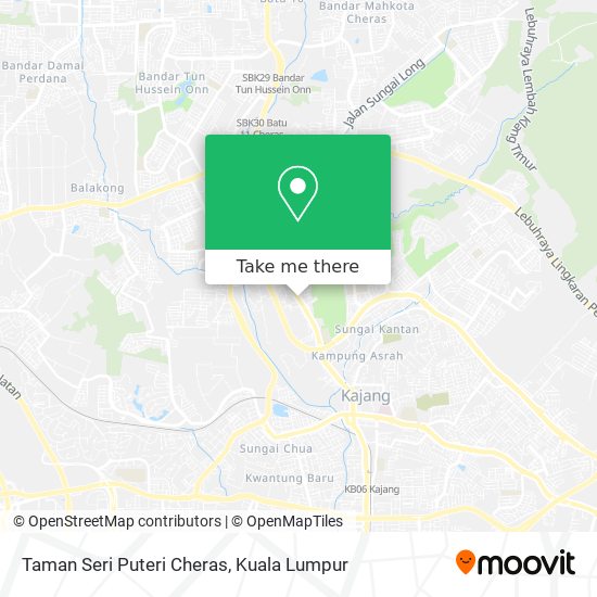 Taman Seri Puteri Cheras map