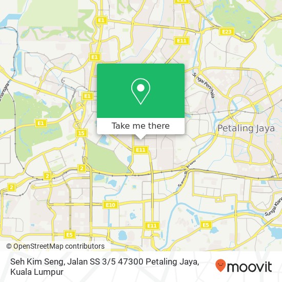 Seh Kim Seng, Jalan SS 3 / 5 47300 Petaling Jaya map