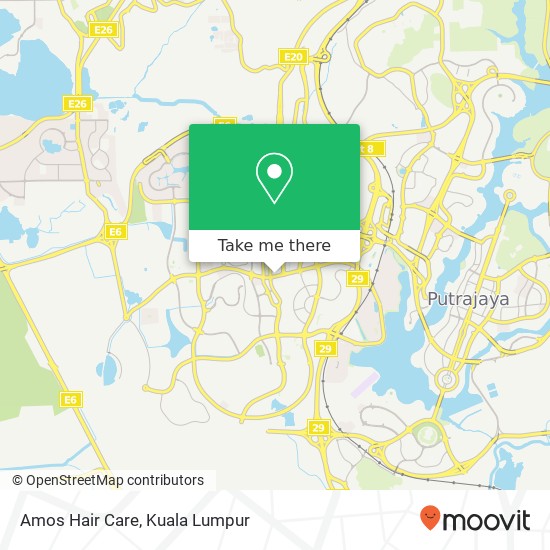 Amos Hair Care map