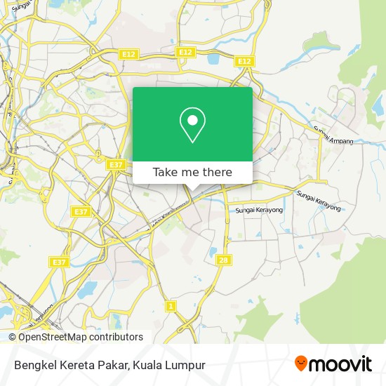 Bengkel Kereta Pakar map