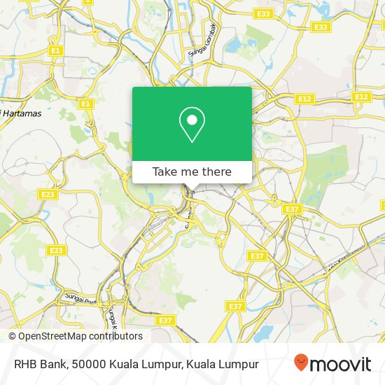 RHB Bank, 50000 Kuala Lumpur map