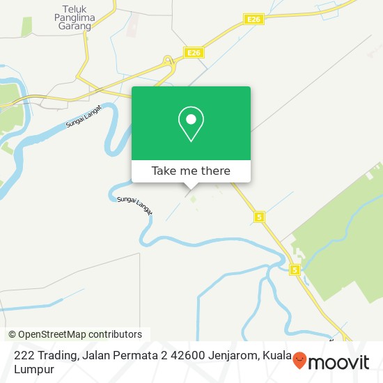 222 Trading, Jalan Permata 2 42600 Jenjarom map