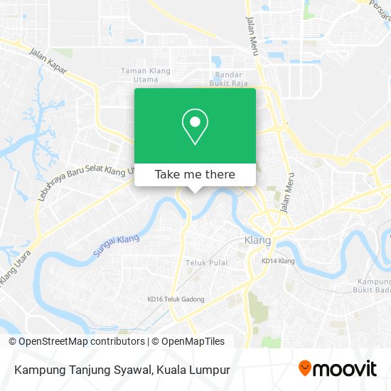 Kampung Tanjung Syawal map