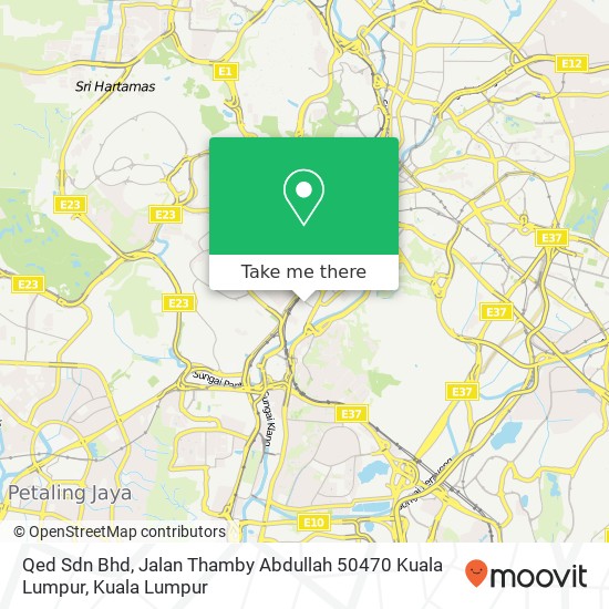 Peta Qed Sdn Bhd, Jalan Thamby Abdullah 50470 Kuala Lumpur