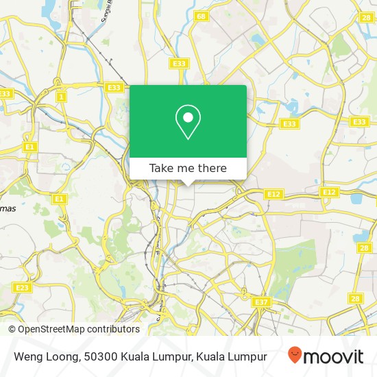 Peta Weng Loong, 50300 Kuala Lumpur