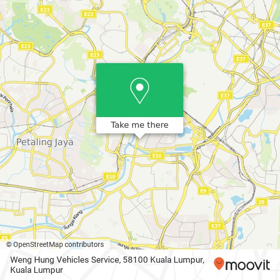 Peta Weng Hung Vehicles Service, 58100 Kuala Lumpur