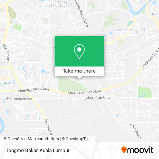 Peta Tongmo Bakar
