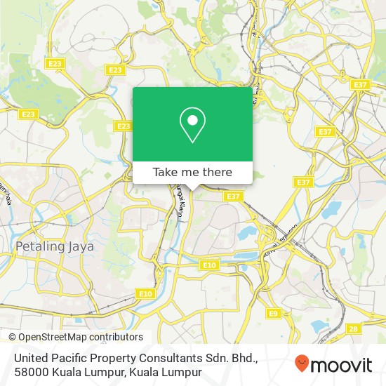 United Pacific Property Consultants Sdn. Bhd., 58000 Kuala Lumpur map