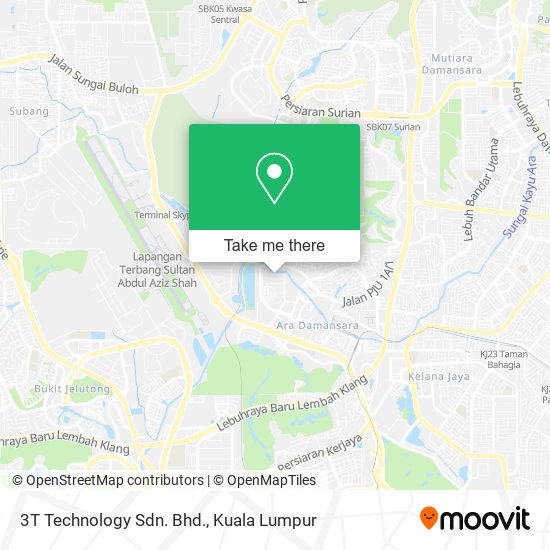 3T Technology Sdn. Bhd. map