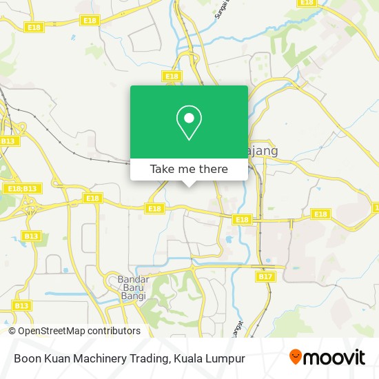 Boon Kuan Machinery Trading map