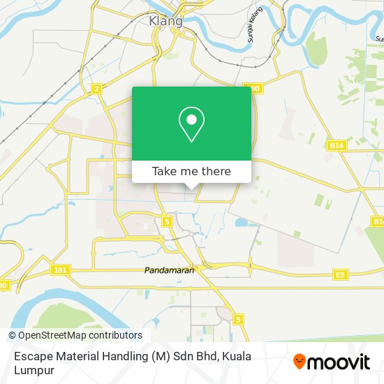 Escape Material Handling (M) Sdn Bhd map