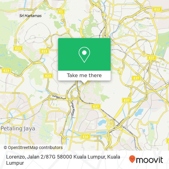Lorenzo, Jalan 2 / 87G 58000 Kuala Lumpur map